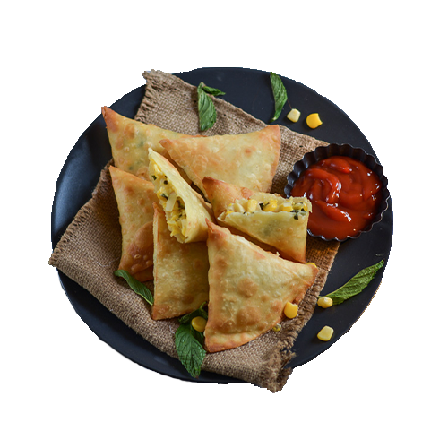 Cheese Corn Samosa